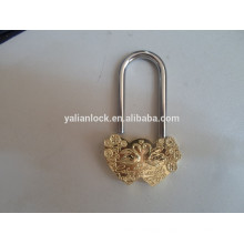 New Design Swan Type Golden Heart Padlock